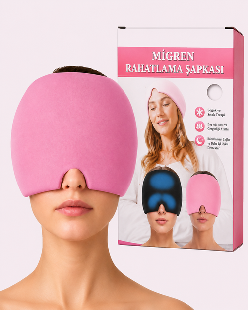 Migren Rahatlatma Şapkası – Sıcak/Soğuk Terapi