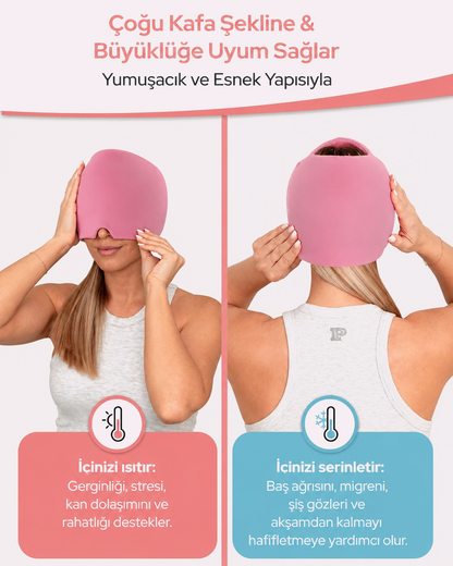 Migren Rahatlatma Şapkası – Sıcak/Soğuk Terapi