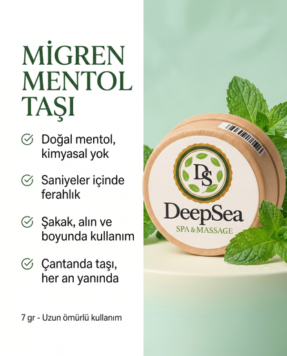 Migren Mentol Taşı – Anlık Baş Ağrısı Rahatlatıcı